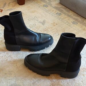 Stuart Weitzman Black Ankle Boots